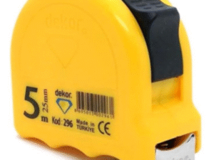 Dekor 296 Şerit Metre Sarı 5X25mm