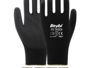 Beybi Poliüretan Kaplı Pu Touch Siyah Eldiven 10