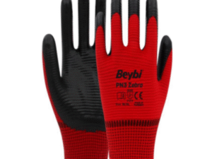 Beybi PN3 Zebra Kırmızı Siyah Eldiven No:10