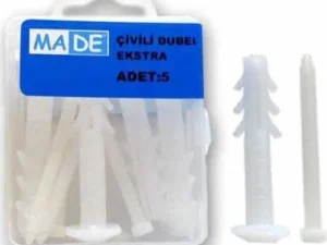 Made Çivili Dubel Ekstra (1 Kutu:5 Adet) ST-06