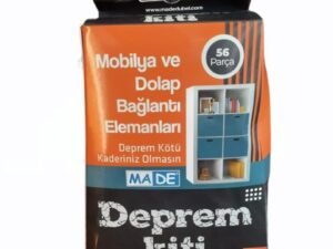 Made Deprem Kiti Mobilya Dolap Sabitleme Set 56 Pr