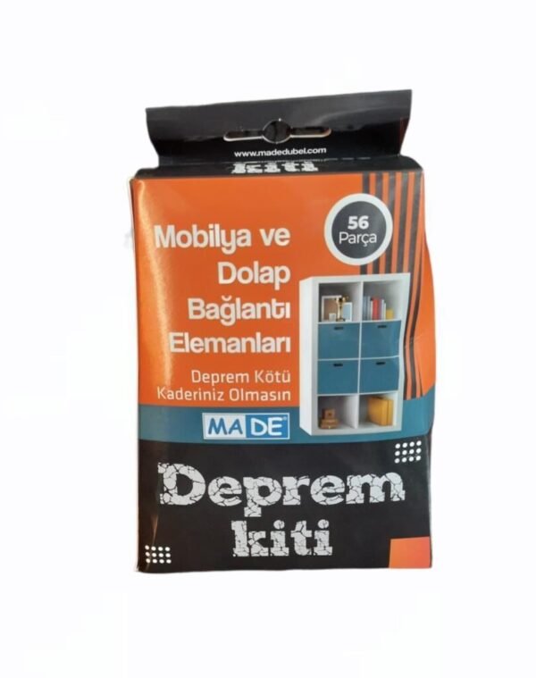 made deprem kiti mobilya dolap sabitleme set 56 pr 8326