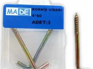 Made Korniş Vidası 4X60 (1 Kutu:3 Adet) ST-52