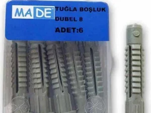 Made Tuğla Boşluk Dubel 8Mm (1 Kutu:6 Adet) ST-07