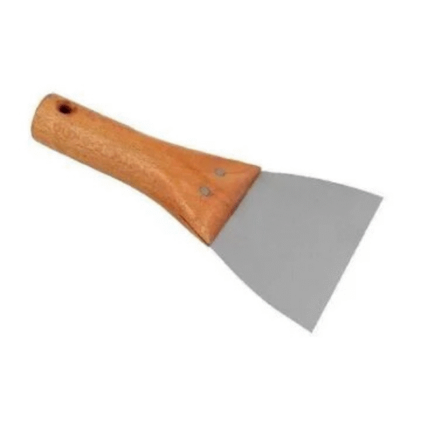 Dekor 001 Macun Ispatula Ahşap sap Yay Çeliği 6Cm