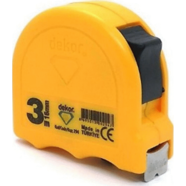 Dekor 294 Şerit Metre Sarı 3x16mm