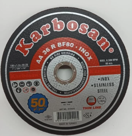 Karbosan İnox Thinline Kesici 180X1.9X22/910420